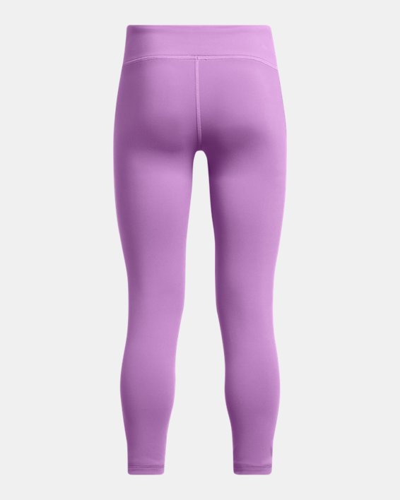 กางเกงห้าส่วน UA Motion สำหรับเด็กผู้หญิง in Purple image number 1
